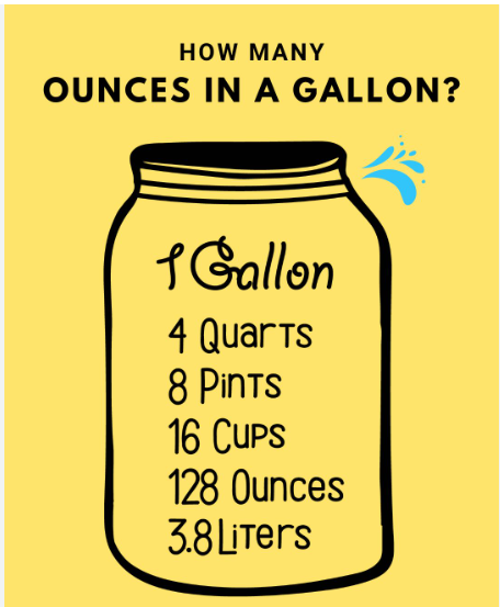 gallons to grams 